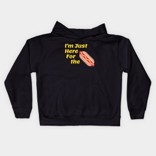 Hot dog humor Kids Hoodie